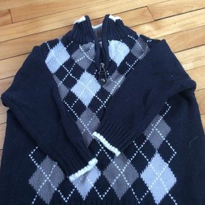 Boys argyle sweater